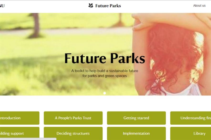 The Future Parks website is now live