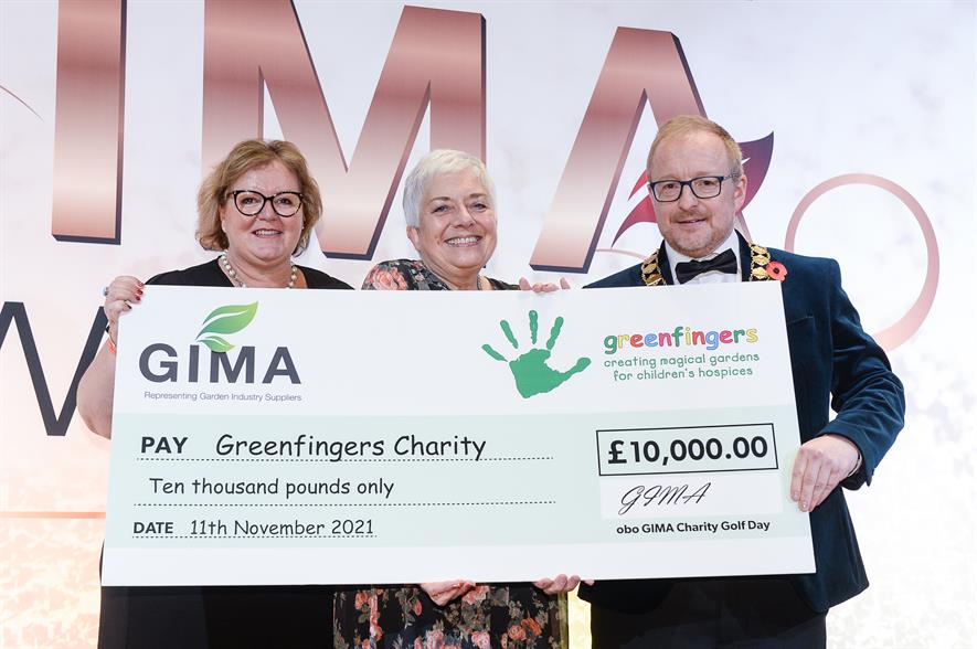 Greenfingers GIMA cheque