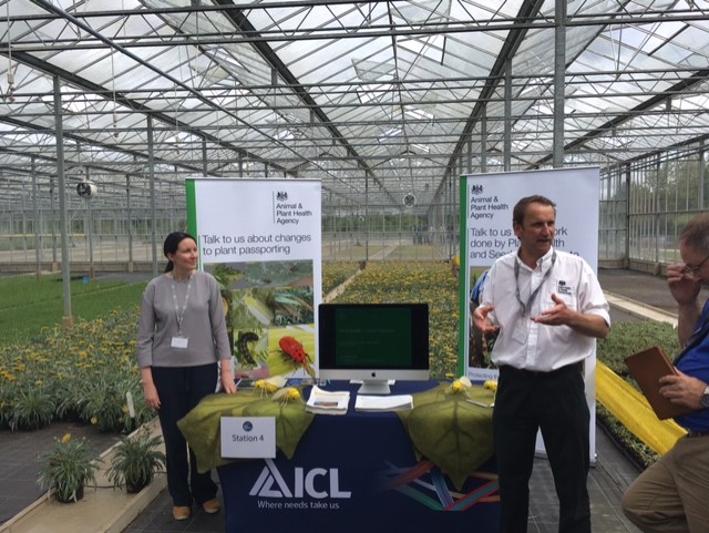 Lucy Carson-Taylor and Ed Birchall at Hort Science Live