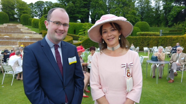 Chris Brannigan and the Duchess of Northumberland