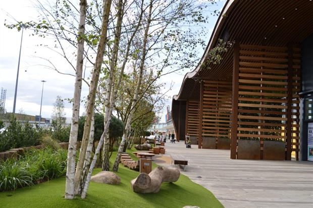 One of Grace Landscapes' completed projects, Glasgow Fort. Image: Green-tech