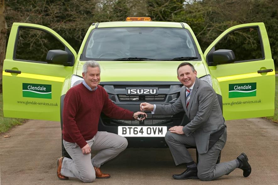 Mark McKinnon (left) and Alan Able