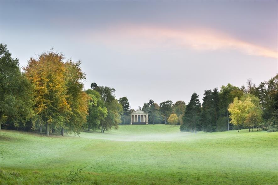The Grecian Valley at Stowe. Image: National Trust/Andrew Butler