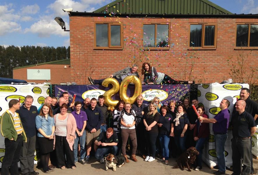 The Green-tech team celebrate 20 years in business