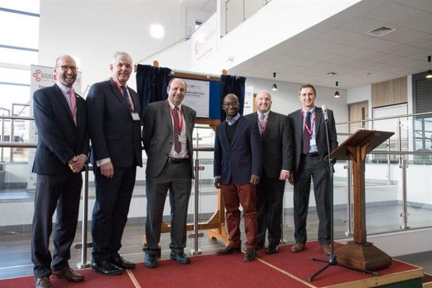 Sam Gyimah MP (third from left) opens the new hub - image: Agri-EPI Centre