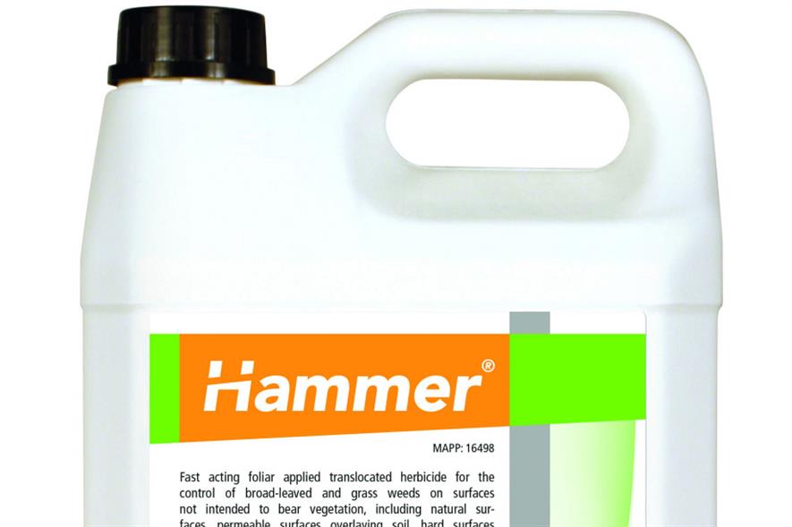 Hammer herbicide approved for hard surface use HortWeek