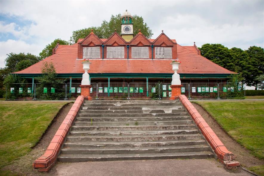 The run-down Hanley Park pavilion. Image: Supplied