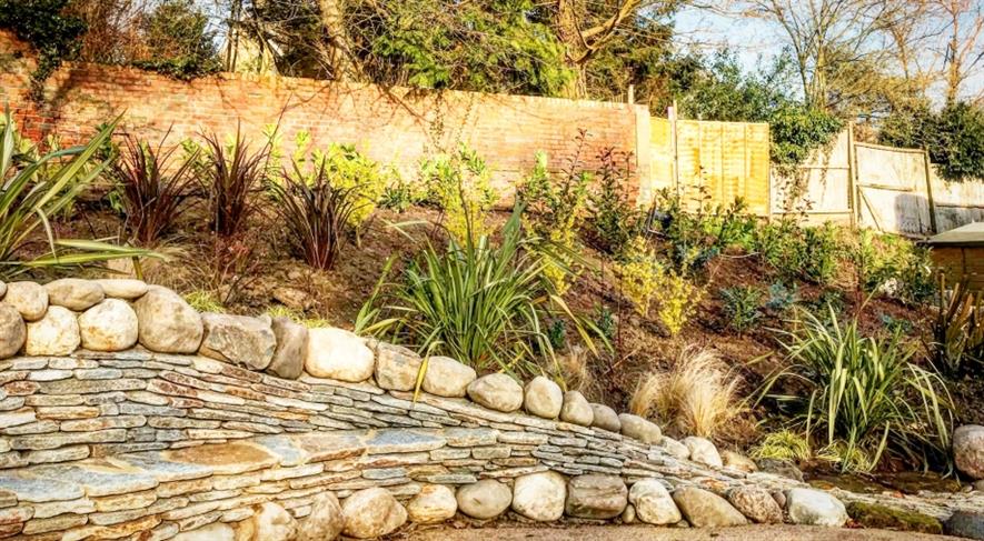 The new sensory garden takes shape. Image: Johnsons of Whixley