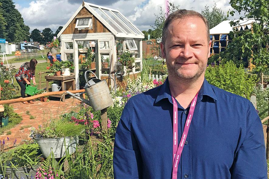 Nuttall: Blue Diamond’s Down Memory Lane show garden featured at RHS Hampton Court Palace Garden Festival - credit: HW