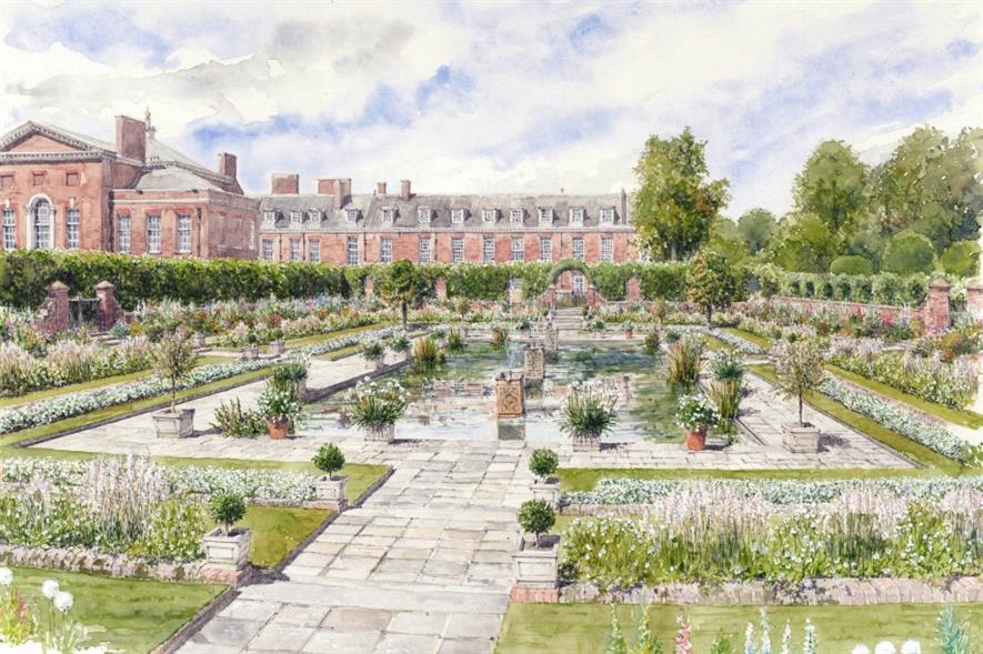 An artist impression of how The White Garden will look. Image: supplied