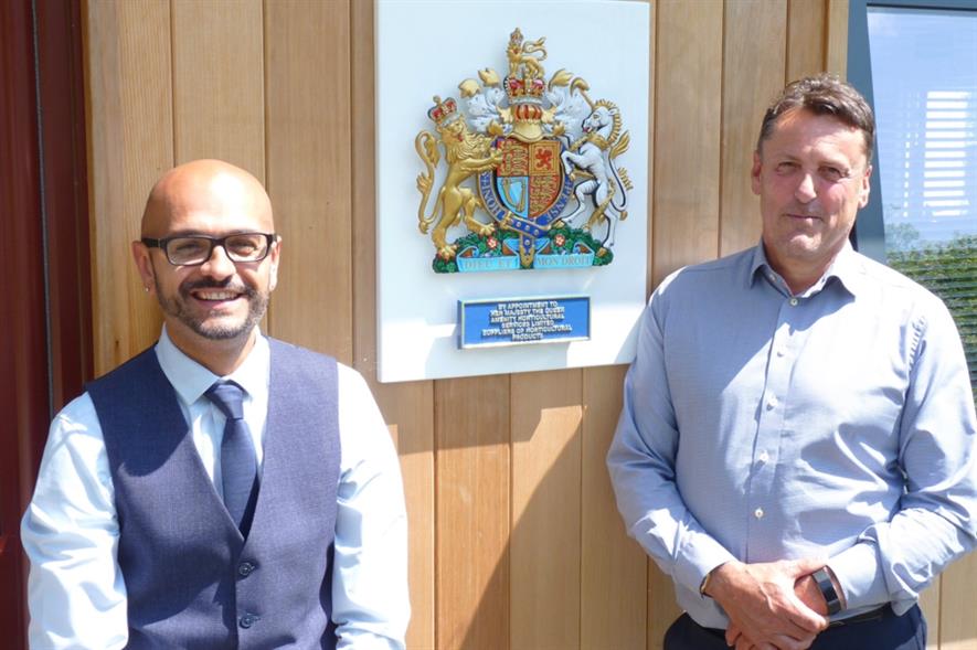 Business development manager Khalid Hareshe and managing director Nick Guest. Image: AHS