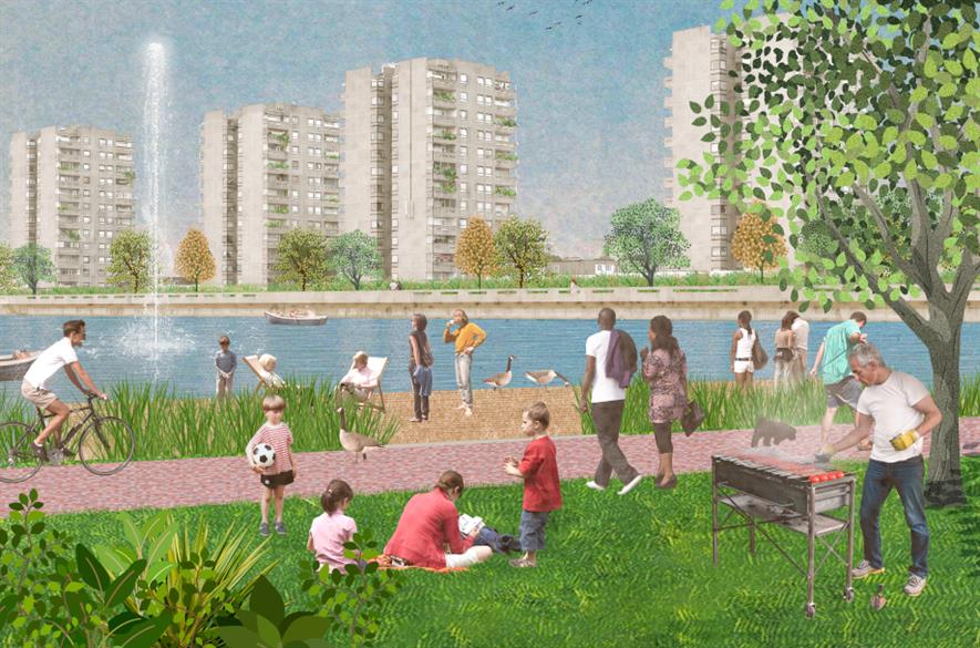 Peabody owns 65% of the land in Thamesmead which includes 240ha of parks and green space - credit: Peabody