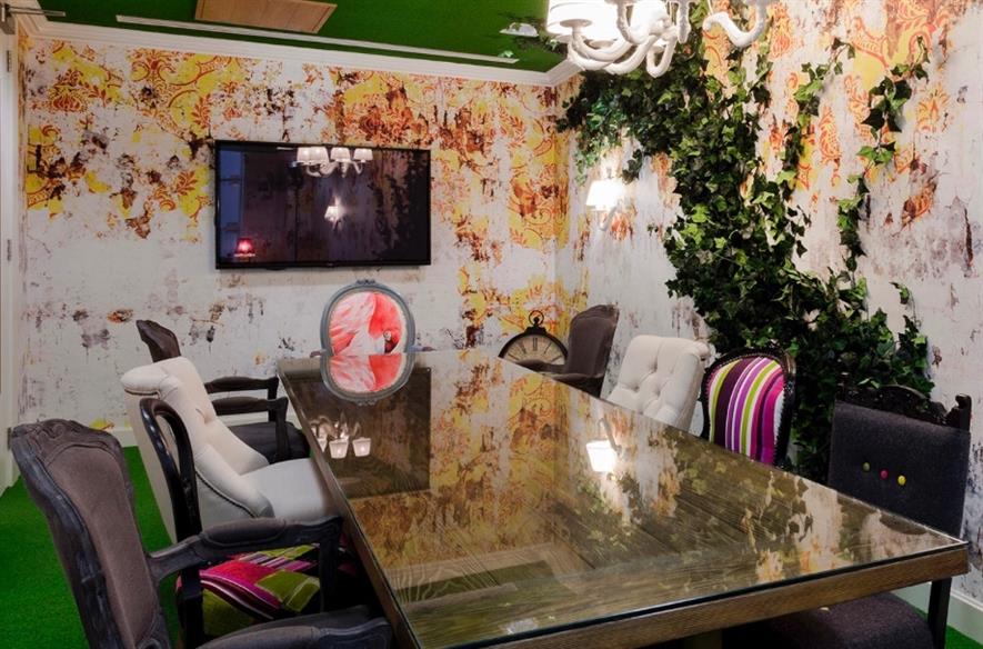 The 'Mad Hatter' meeting room in the new office. Image: JPS