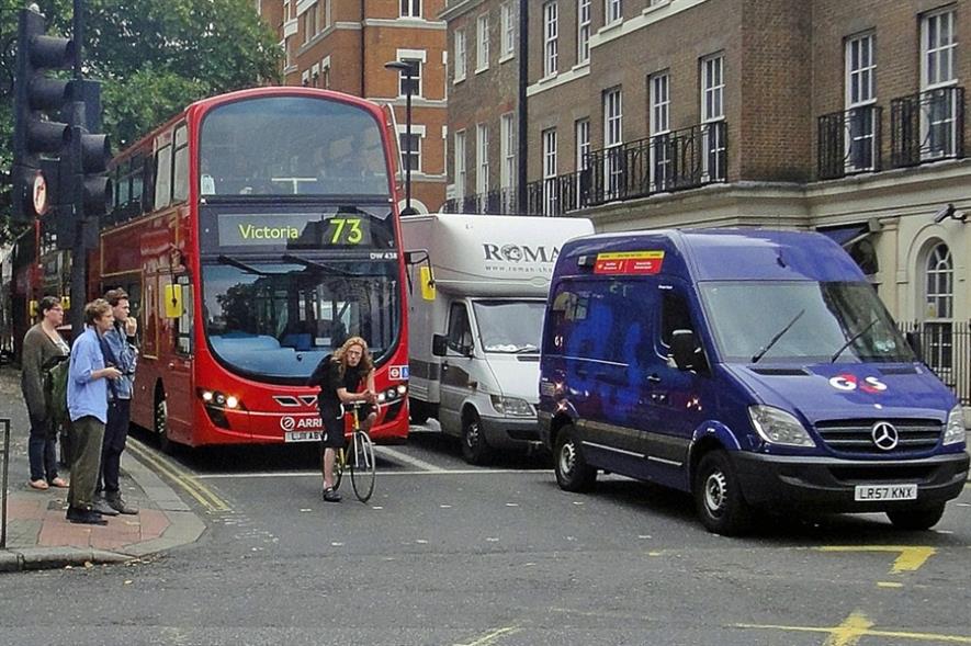London traffic. Image: Gareth Williams/Flickr/Creative Commons