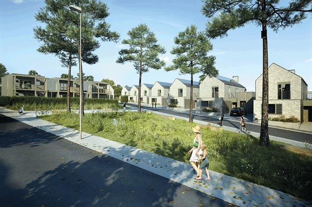 Lovedon Fields was designed with extensive public open space. Image: HAB Housing