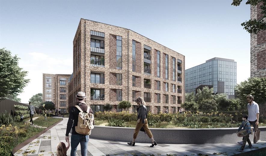 Artist's impression of Lyon Close. Image: Broadway Malyan