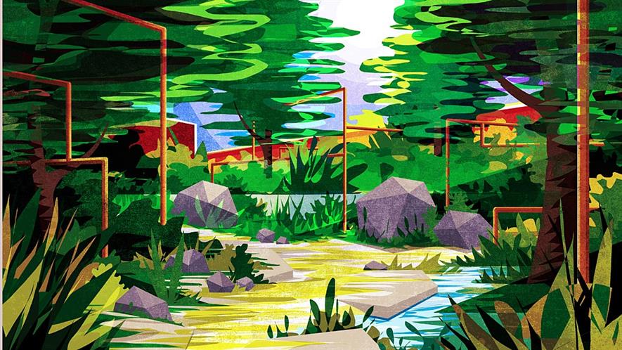 M&G Harris Bugg Crocus Chelsea 2020 garden plan
