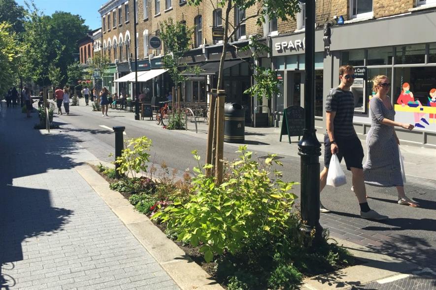 Part of London Borough of Waltham Forest winning Mini Holland project. Image: LBWF