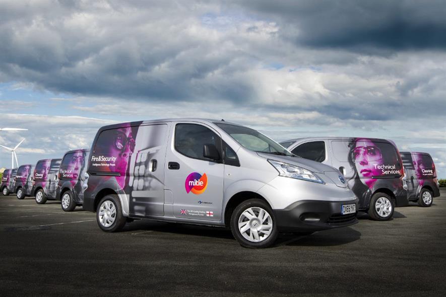 Mitie has already converted nearly 10% of its 5,500-strong fleet to electric vehicles - credit: Mitie