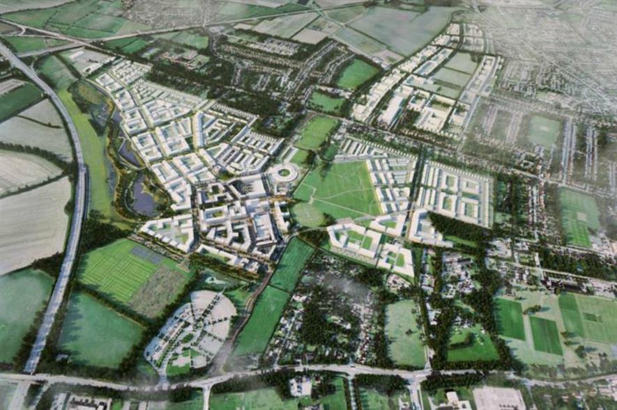 The North West Cambridge masterplan, designed by AECOM. Image: University of Cambridge