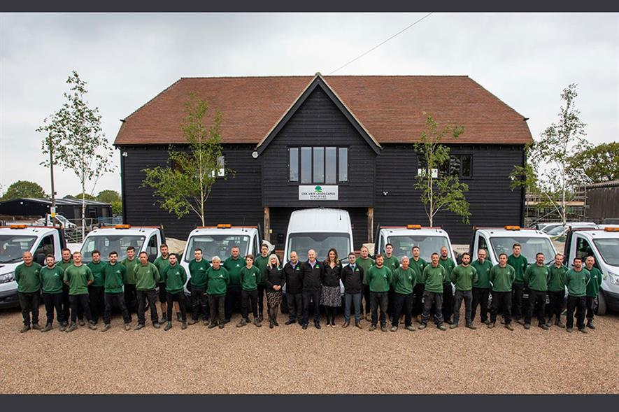 The Oak View team - credit: Oak View Landscapes