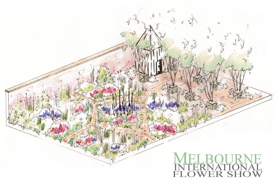 Hervey-Brooke's design for Melbourne 2016. Image: Supplied