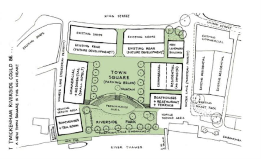 The design proposed by campaigners. Image: Twickenham Riverside Park Team