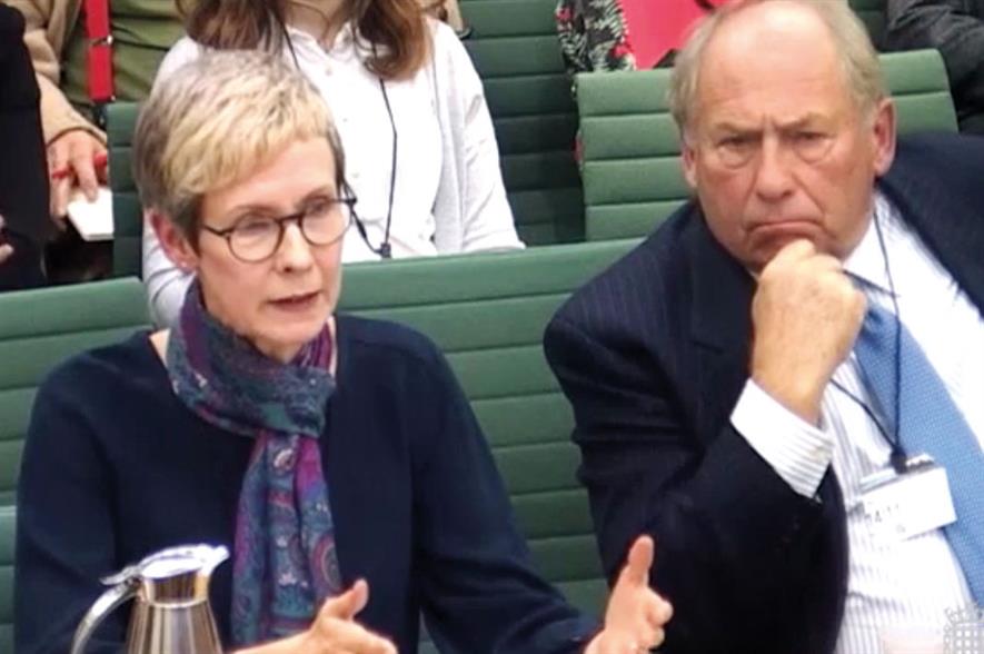 Inquiry: Thrift (left) said parks are always bottom of the list and Denton-Thompson (right) made call for a minister - image: Parliamentlive.tv