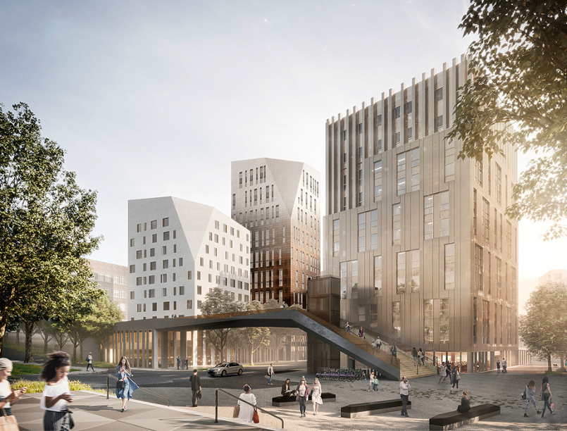 Artist impression of the development. Image: Studio Egret West