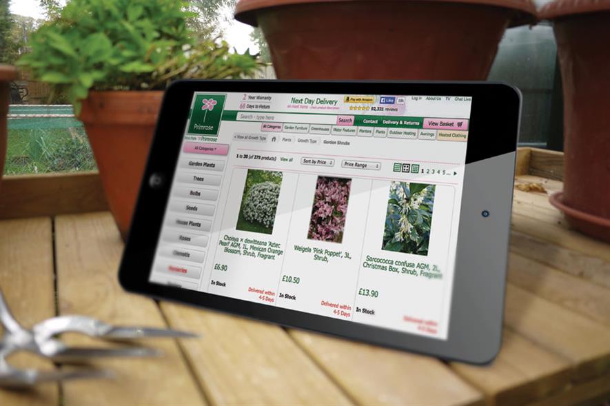 Websites: online sales growing but impulse still recognised as key characteristic for garden centre sales - image: HW