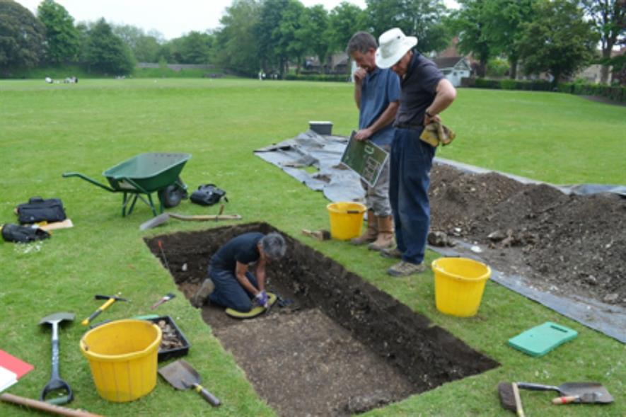 The Roman houses were protected by the park for over 1,600 years. Image: Chichester District Council
