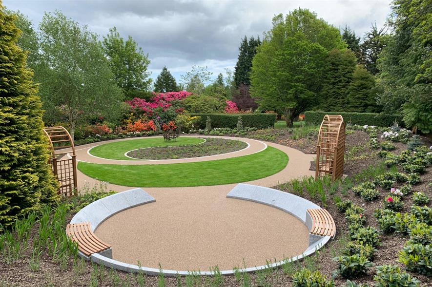 Memorial garden for bereaved parents completed at Hazlehead Park HortWeek