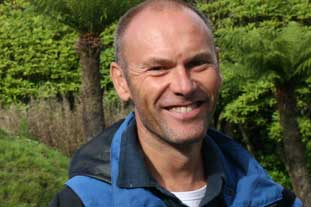 Richard Baines, curator, Logan Botanic Garden, Wigtownshire - photo: HW