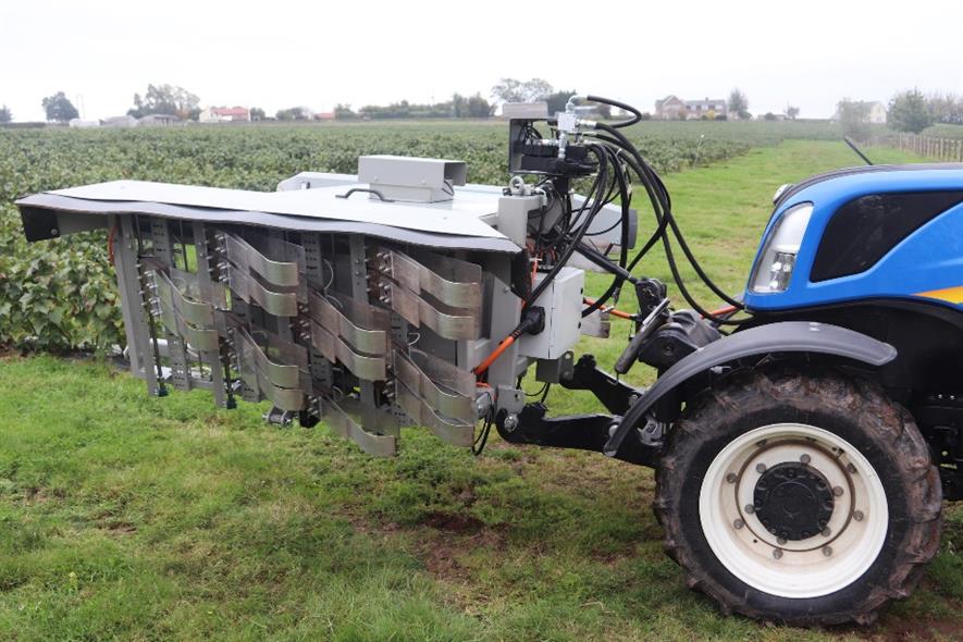 RootWave's prototype bush fruit weeder - image: HW