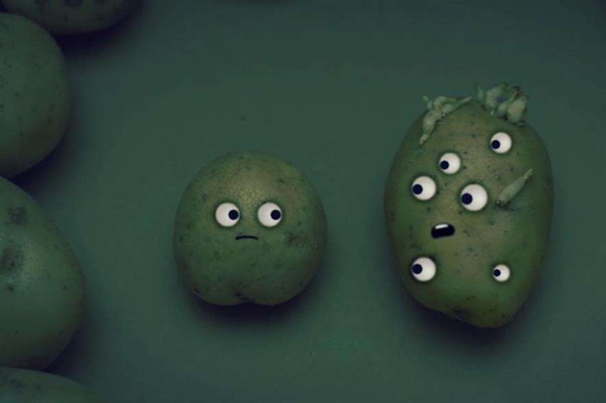 A still from Sainsbury's online video on potato storage