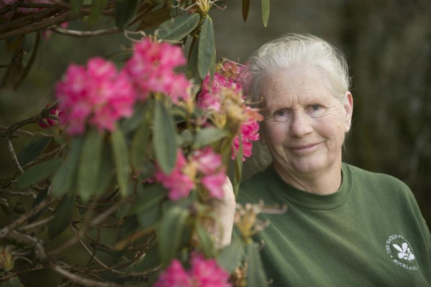Buckland Abbey head gardener Sally Whitfield. Image: National Trust