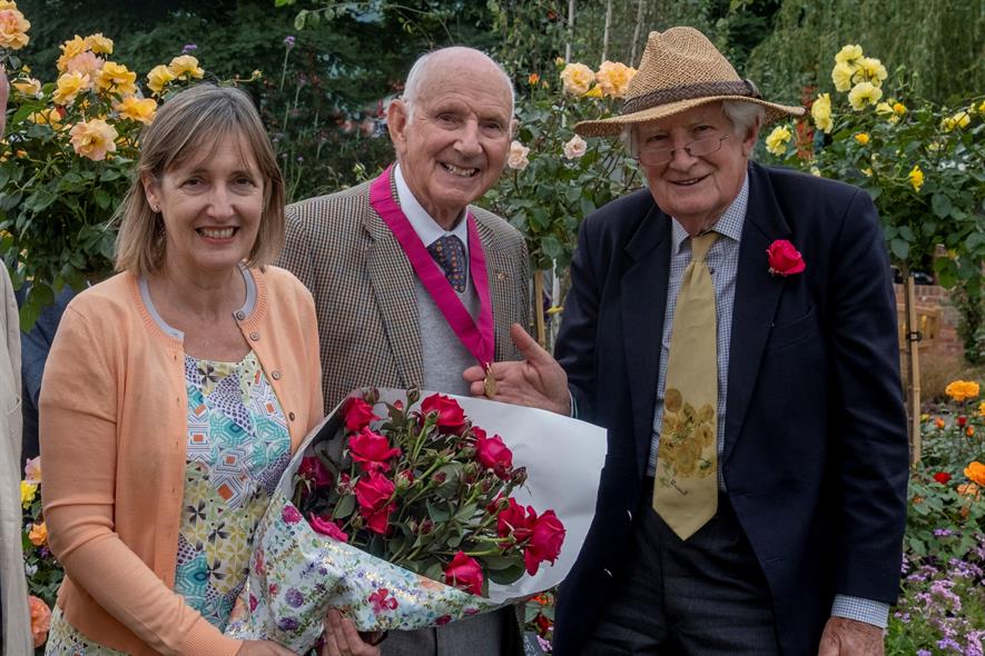 Sarah Squire, Colin Squire OBE and Peter Seabrook