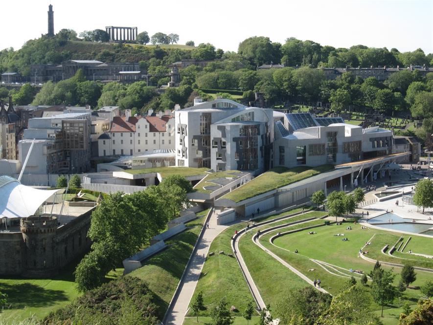 The Scottish Parliament building. Image: Bernt Rostad/Flickr/CC-by-2.0