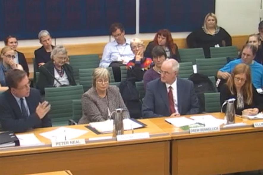 (l-r): Peter Neal; Sue Ireland (Parks Alliance); Drew Bennellick (HLF); and Ellie Robinson (National Trust)