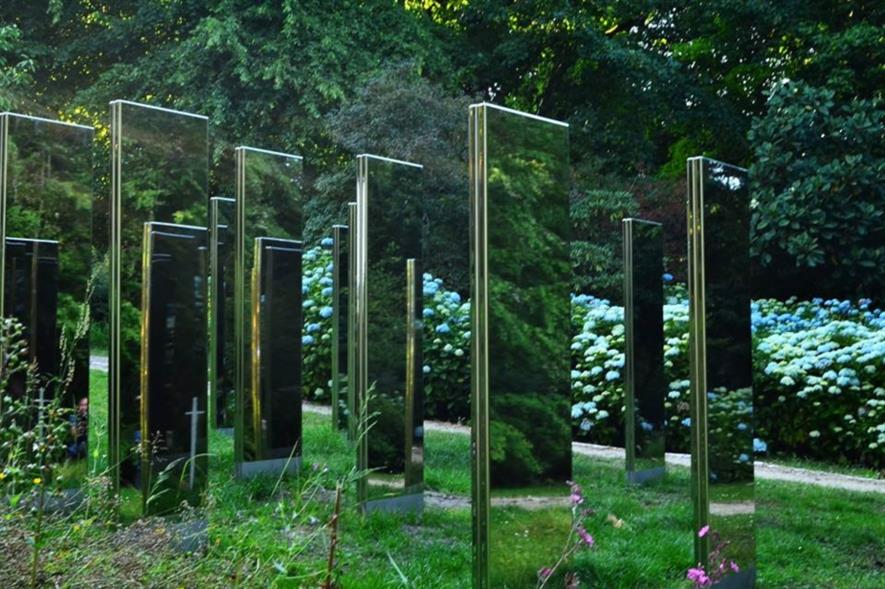 Sculpture inspired by Arran’s Machrie Moor Standing Stones. Image: National Trust for Scotland