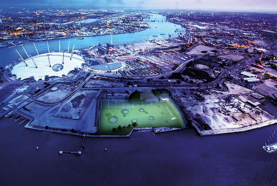 Blakedown Sport and Play's project at Greenwich Peninsula Golf - image: BALI