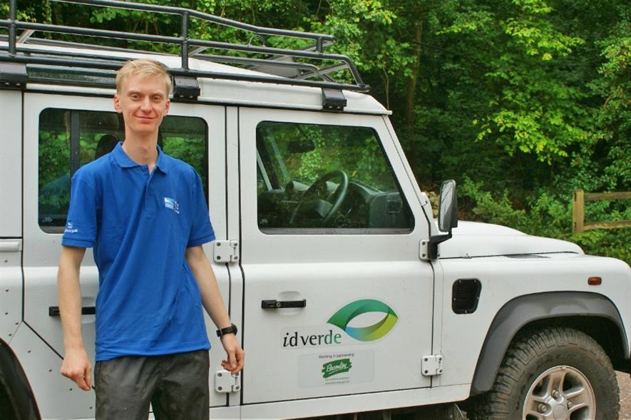 RSPB officer Steven Lofting will be based with idverde's Bromley team. Image: idverde