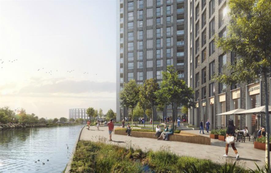 Ailsa Wharf will make new parts of the riverside public realm. Image: Stockwool Architects