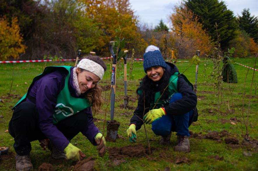 Tree planting in Goodmayes Park - credit: Beth McConnell/Trees for Cities
