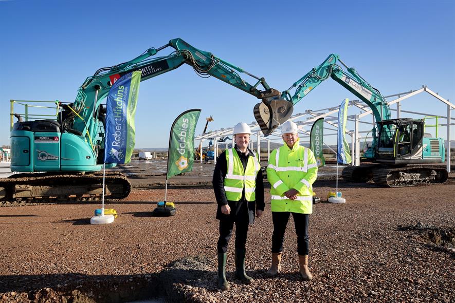 Diggers prepare for work on new Dobbies garden centre