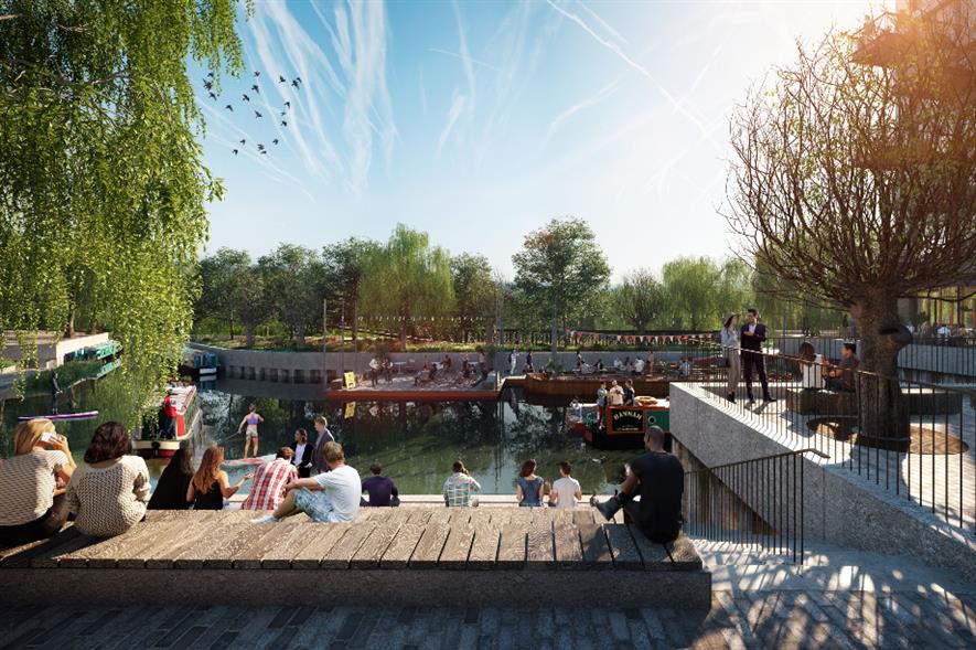 The Brentford Project waterfront transformation - credit: Grant Associates
