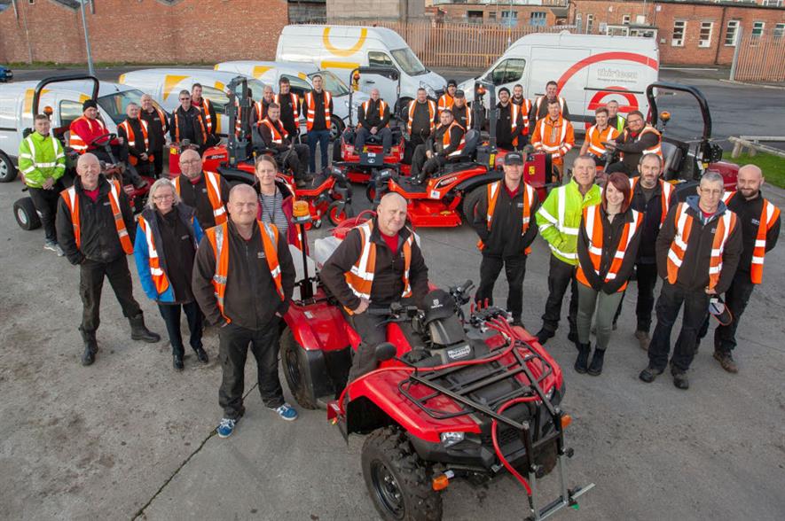 Thirteen's grounds maintenance team - credit: Thirteen