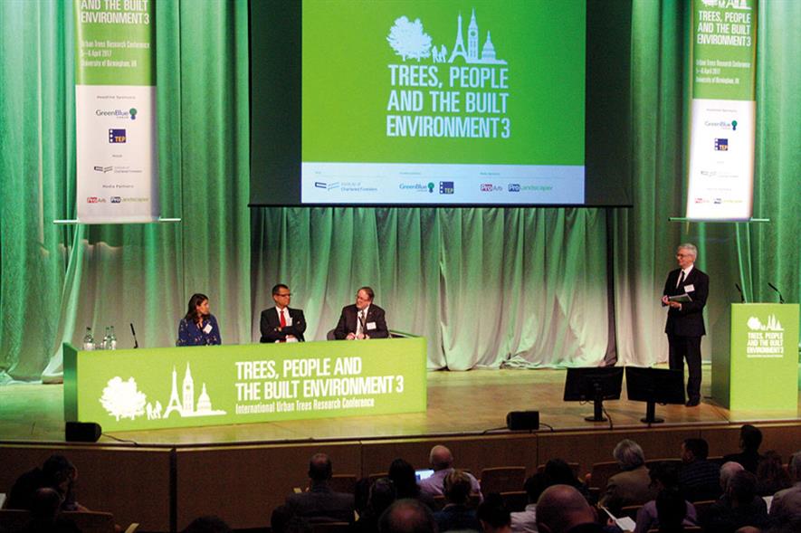 Conference: Institute of Chartered Foresters’ Trees, People & The Built Environment 3 event held in Birmingham - image: HW