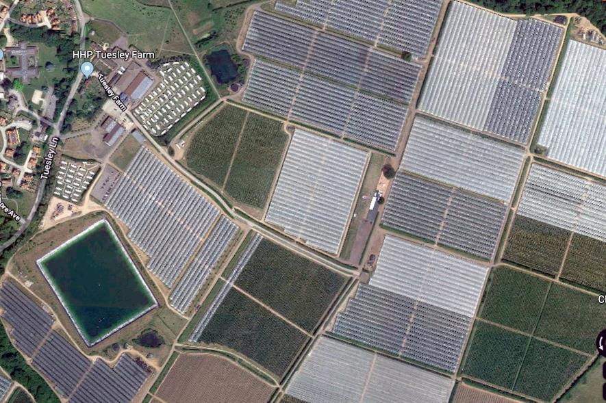 HHP's Tuesley Farm site in Surrey - image: Google