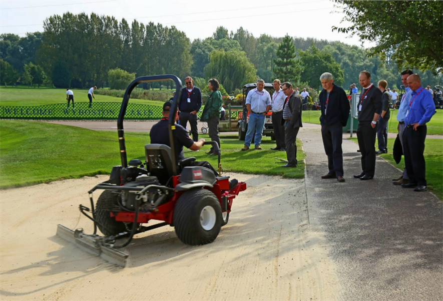 Testing in action at Turfcare Live